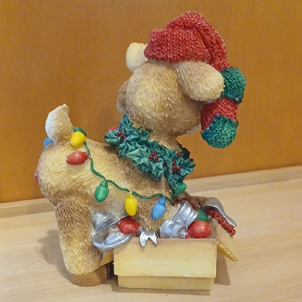 1994 Enesco Vtg Christmas Santa's Special DEERlivery 